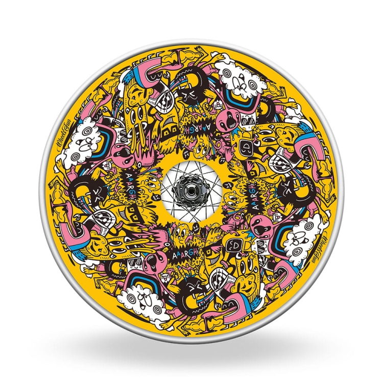 Osłony na szprychy Kosmici i potwory z kreskówek