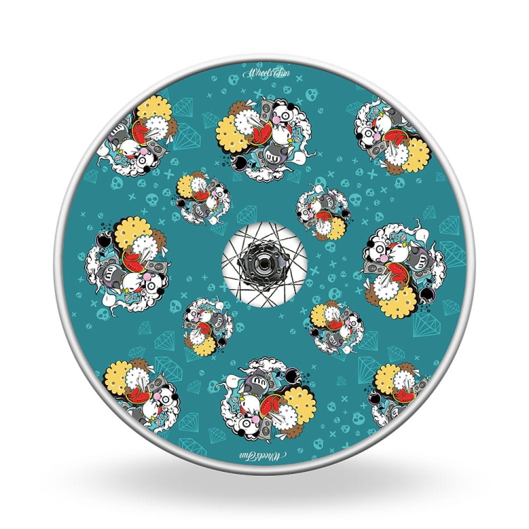 Osłony na szprychy Panda z ciastkiem