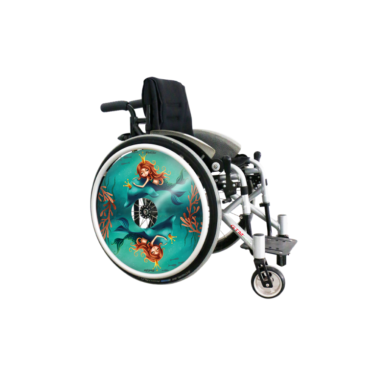 Osłony na szprychy Syrena i delfin