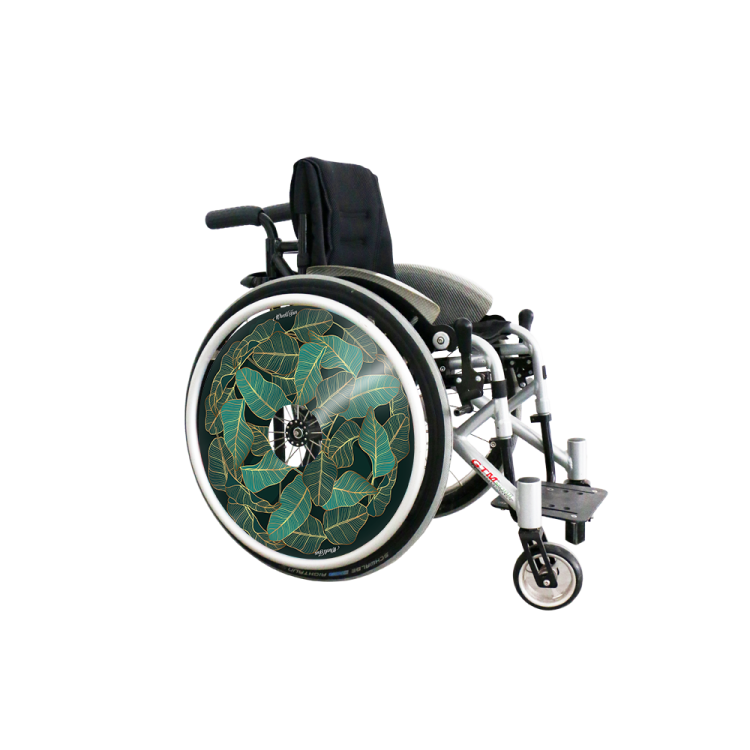 Osłony na szprychy Liście ze złotym akcentem